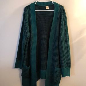 Turquoise cardigan